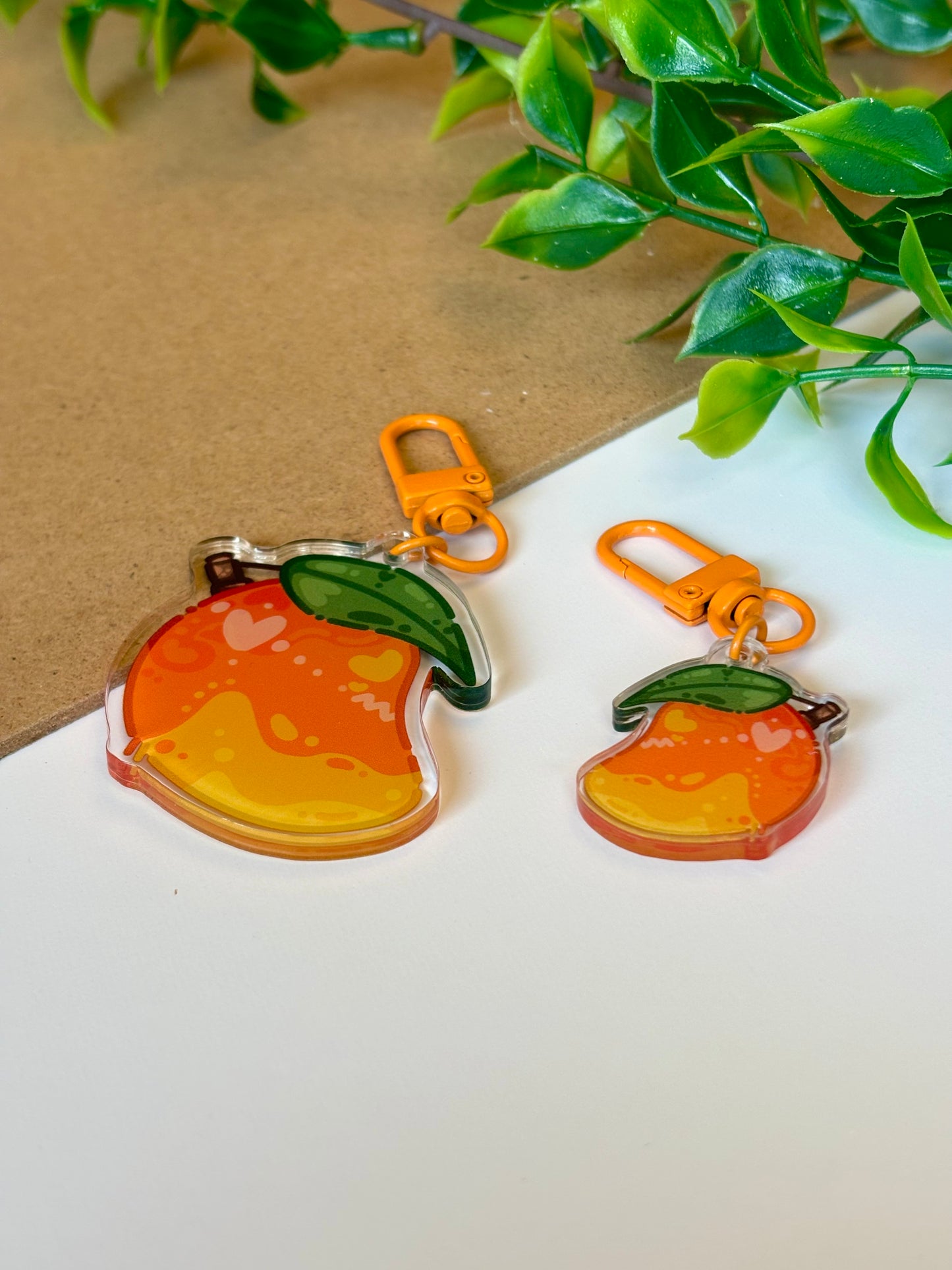 Mango ˗ˋˏ ♡ ˎˊ˗ Acrylic Keychain