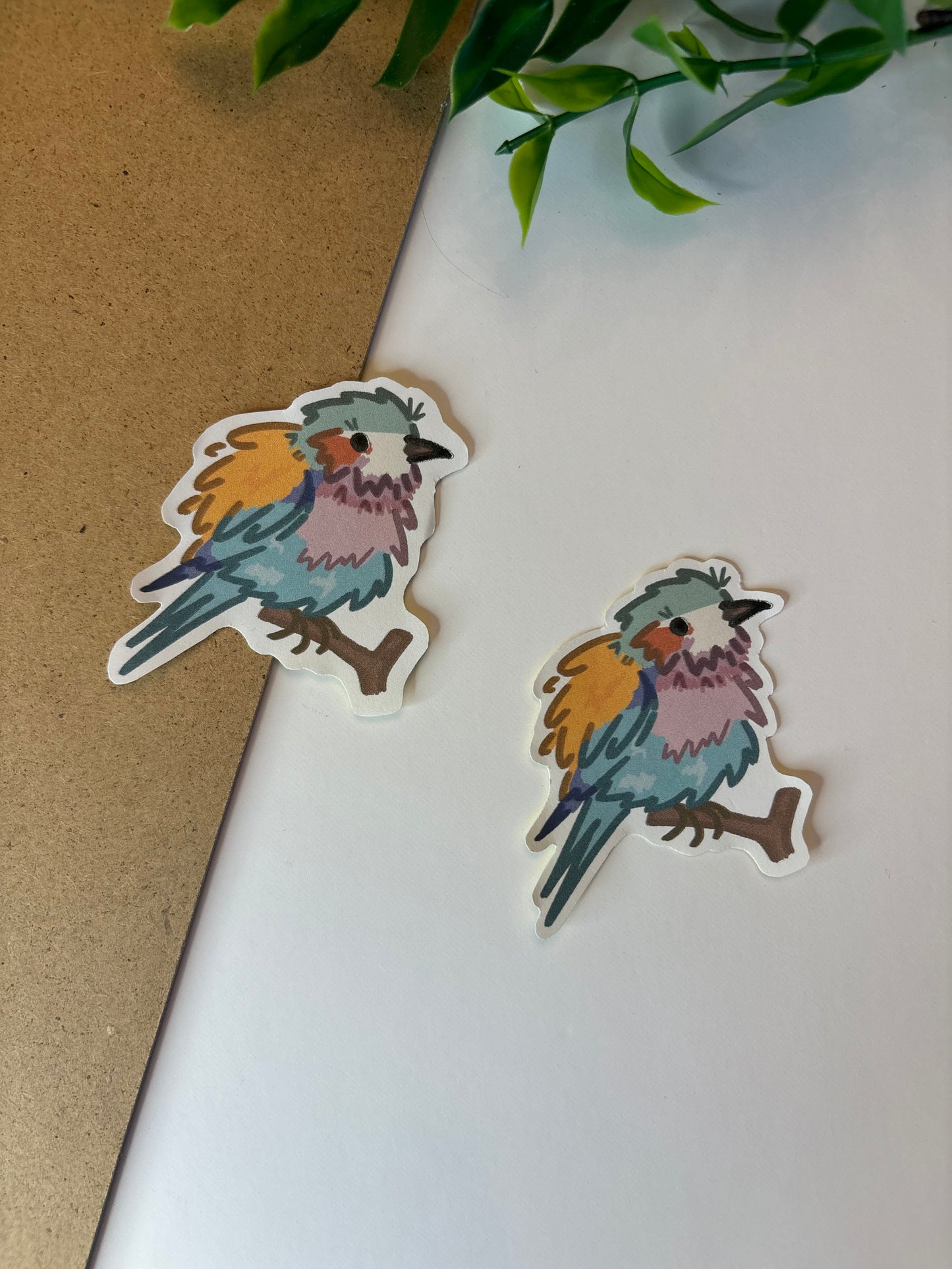 Roller Bird ˗ˋˏ ♡ ˎˊ˗ Sticker