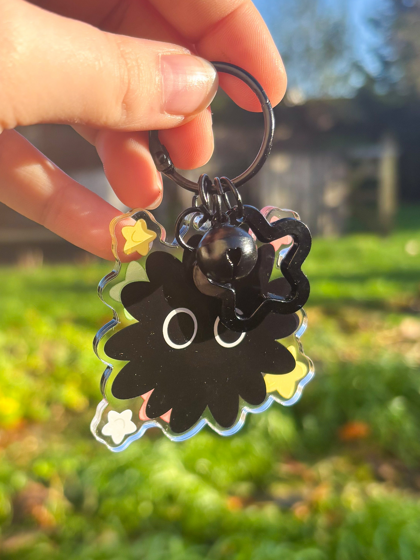 Soot Sprite ˗ˋˏ ♡ ˎˊ˗ Acrylic Keychain