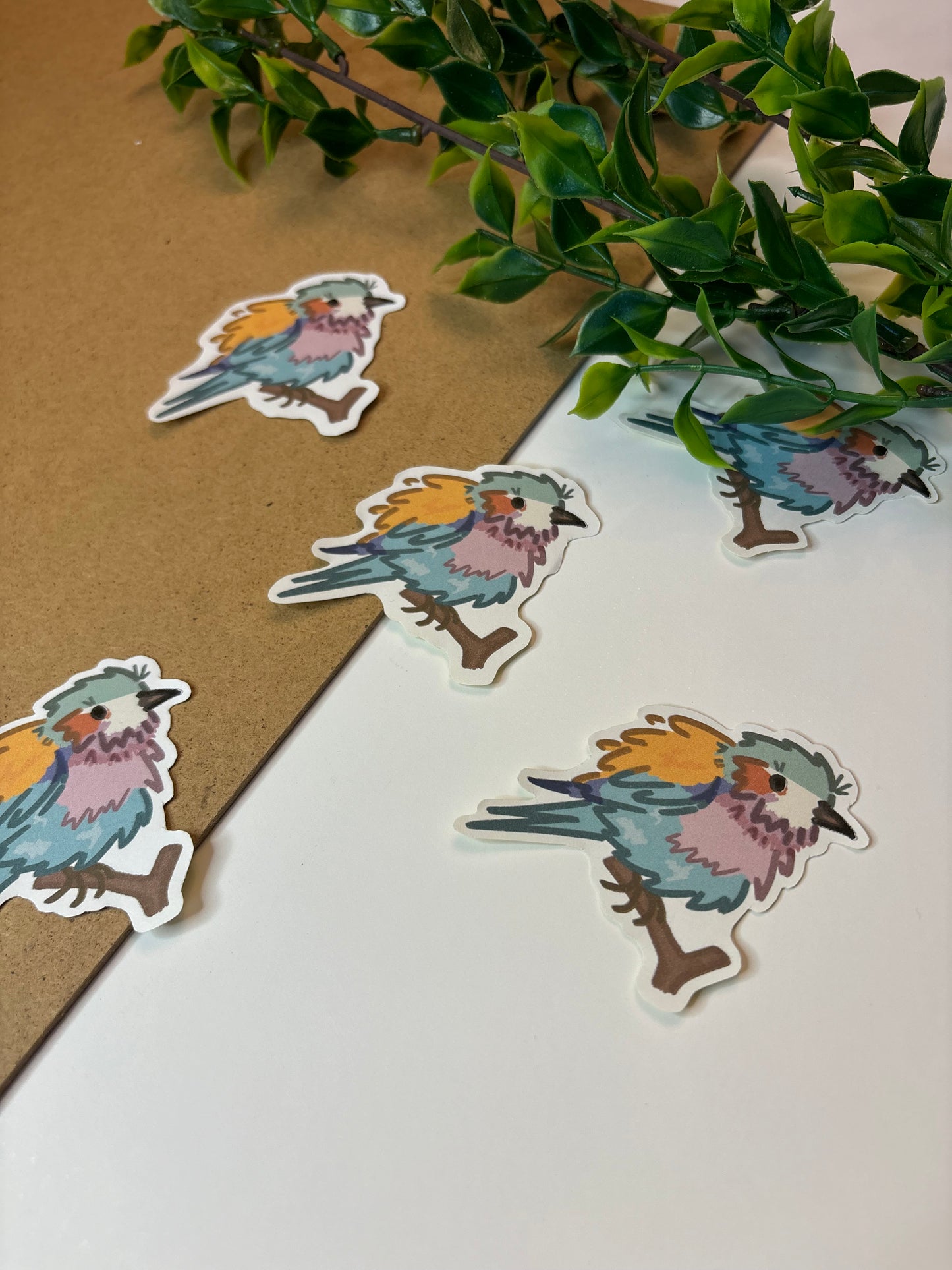 Roller Bird ˗ˋˏ ♡ ˎˊ˗ Sticker