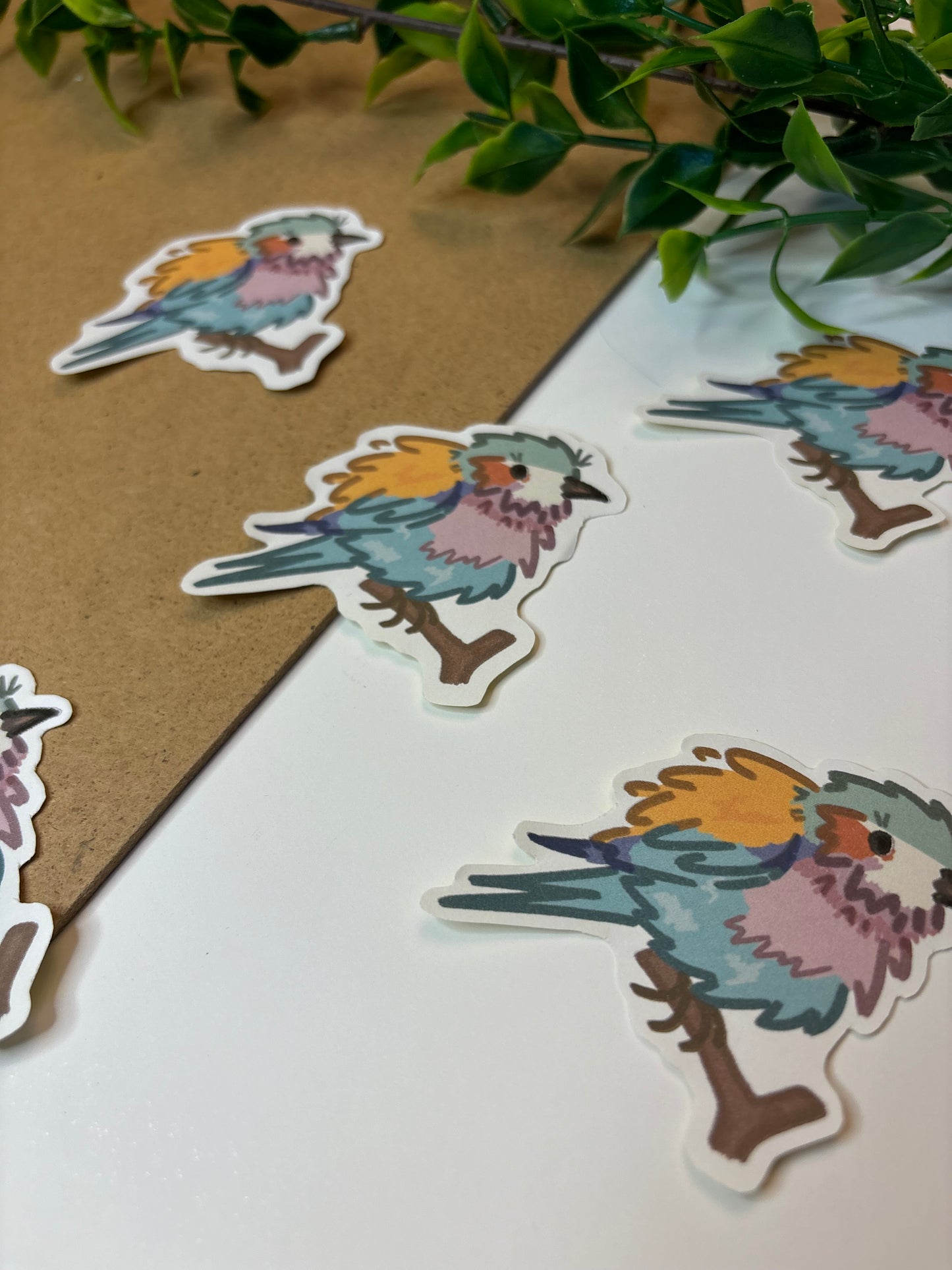 Roller Bird ˗ˋˏ ♡ ˎˊ˗ Sticker