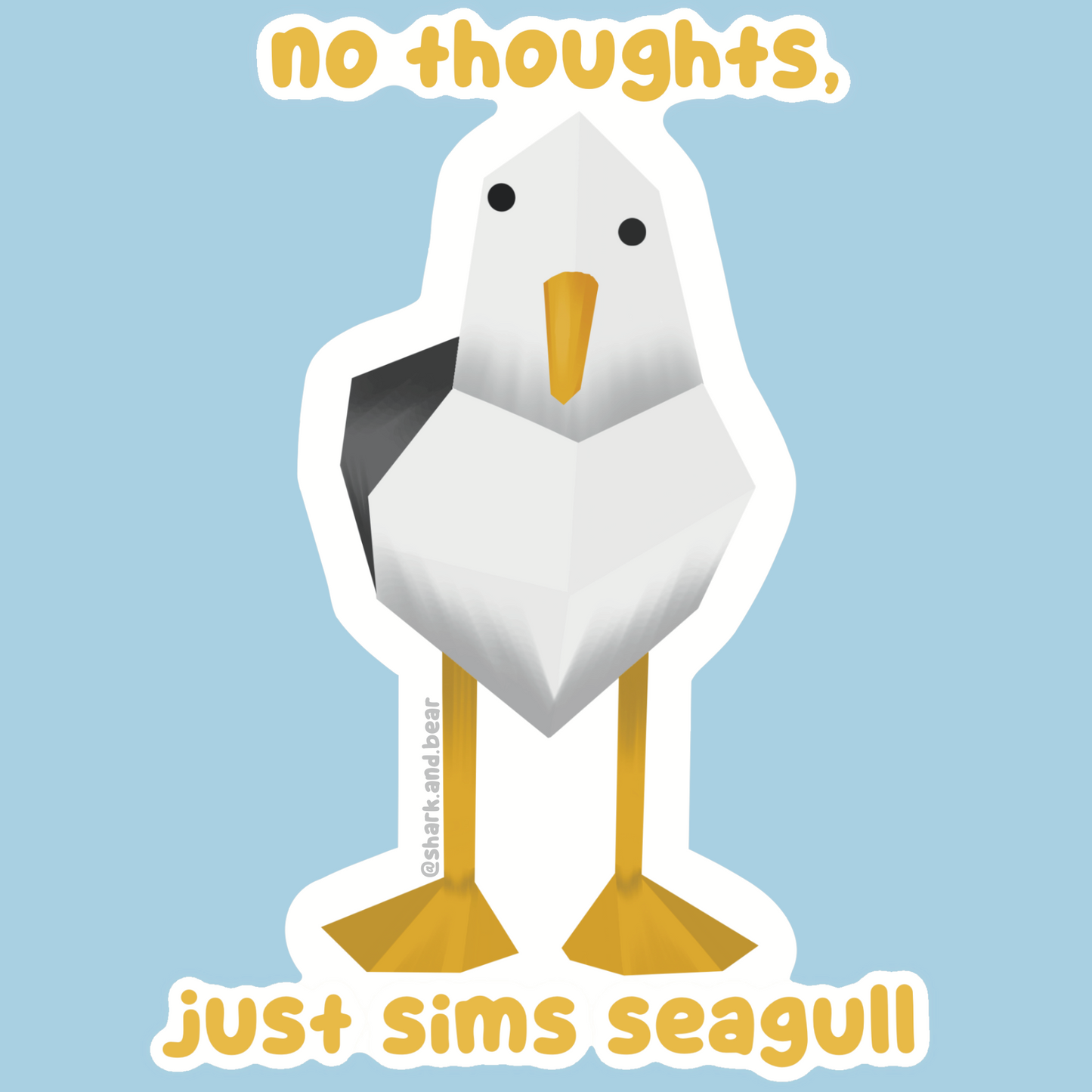 Sims 4 Seagull ˗ˋˏ ♡ ˎˊ˗ Sticker