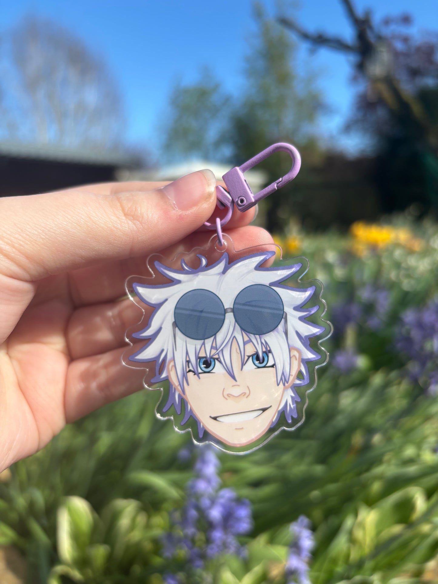 Gojo ˗ˋˏ ♡ ˎˊ˗ Acrylic Keychain