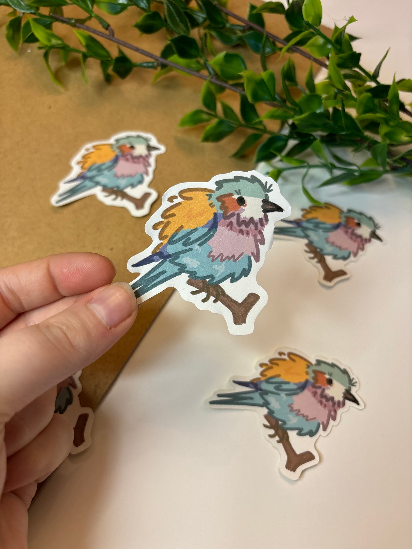 Roller Bird ˗ˋˏ ♡ ˎˊ˗ Sticker