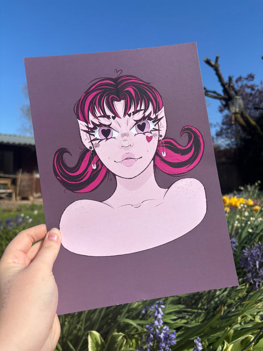 Draculaura ˗ˋˏ ♡ ˎˊ˗  A4/A5 Print