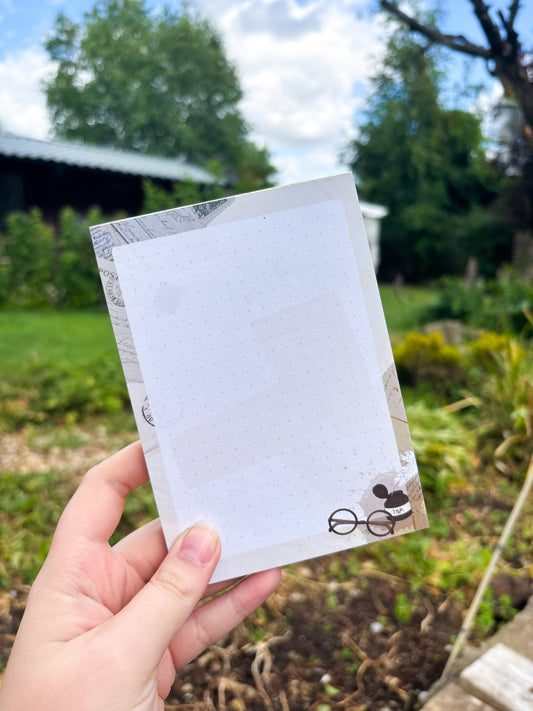 Light Academia ˗ˋˏ ♡ ˎˊ˗  A6 Notepad