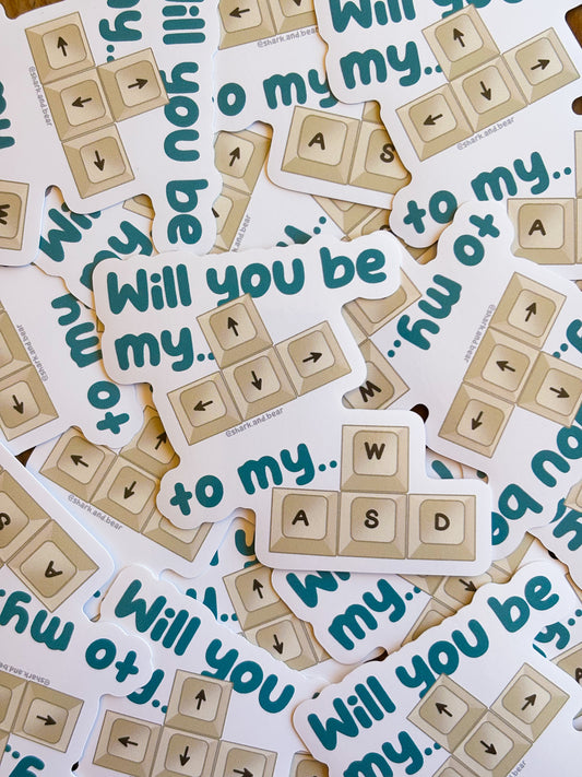 Keyboard Couple ˗ˋˏ ♡ ˎˊ˗  Sticker