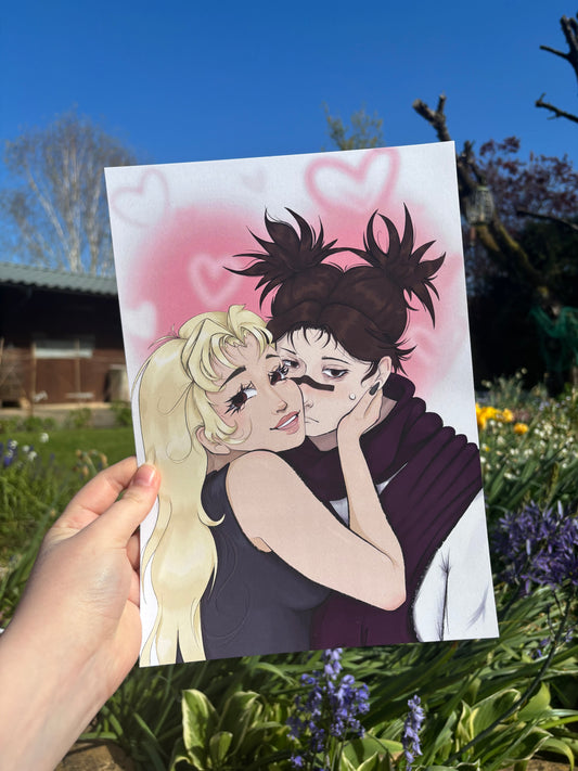 Yuki & Choso ˗ˋˏ ♡ ˎˊ˗  A4/A5 Print
